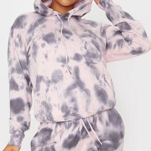 pretty little thing tie dye hoodie